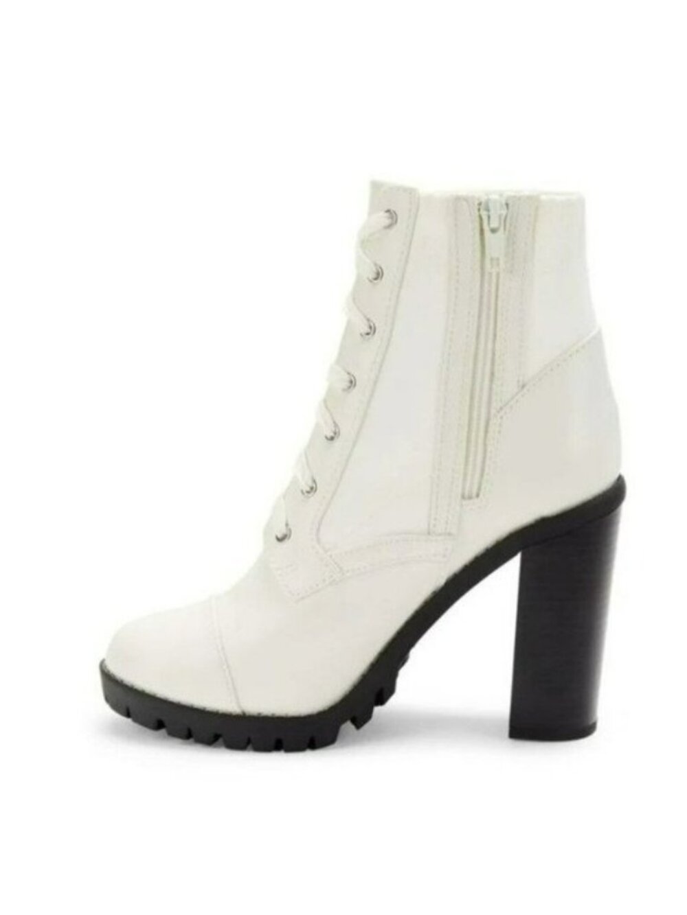 BCBGENERATION PILAS FAUX LEATHER LACE-UP BOOTIES, Sz 8, 9.5, & 10, NEW in Box - Picture 3 of 6